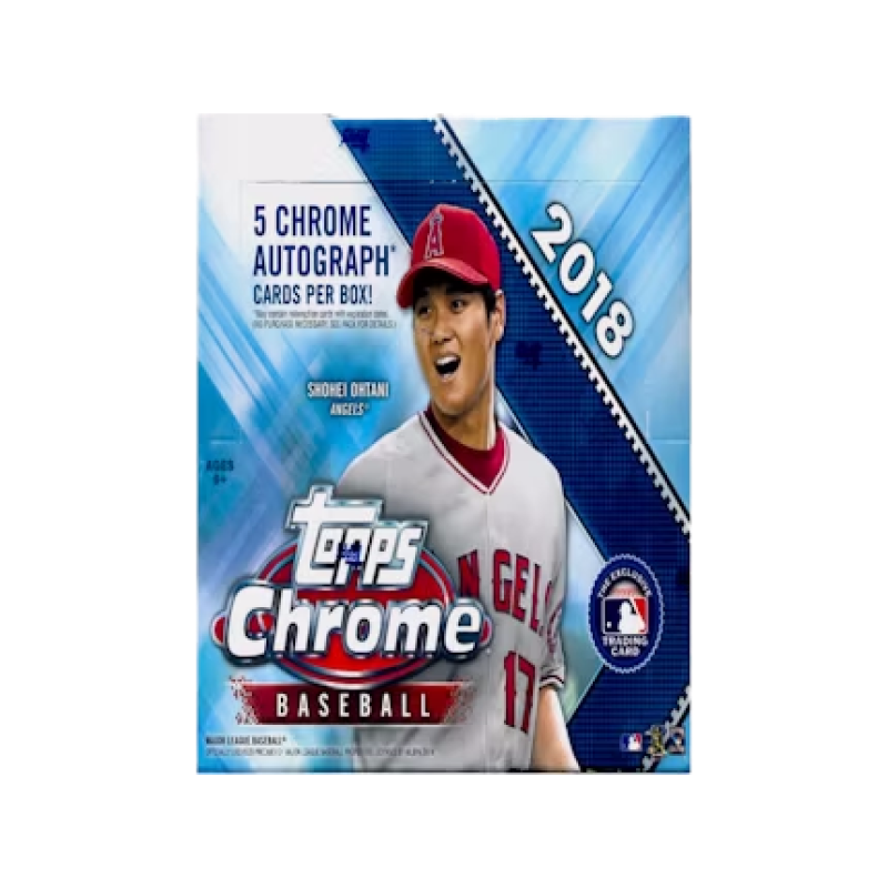 2018 Topps Chrome Baseball Hobby Box