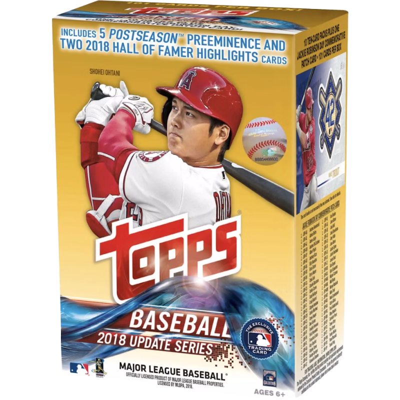 2018 Topps Update Baseball Hobby Box