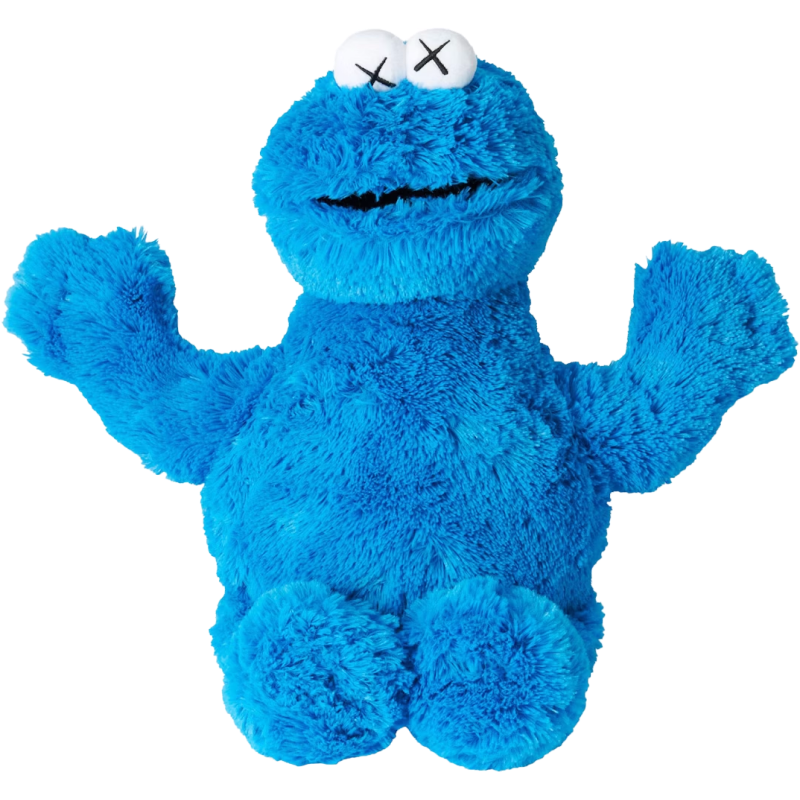 KAWS Sesame Street Uniqlo Cookie Monster Plush Toy